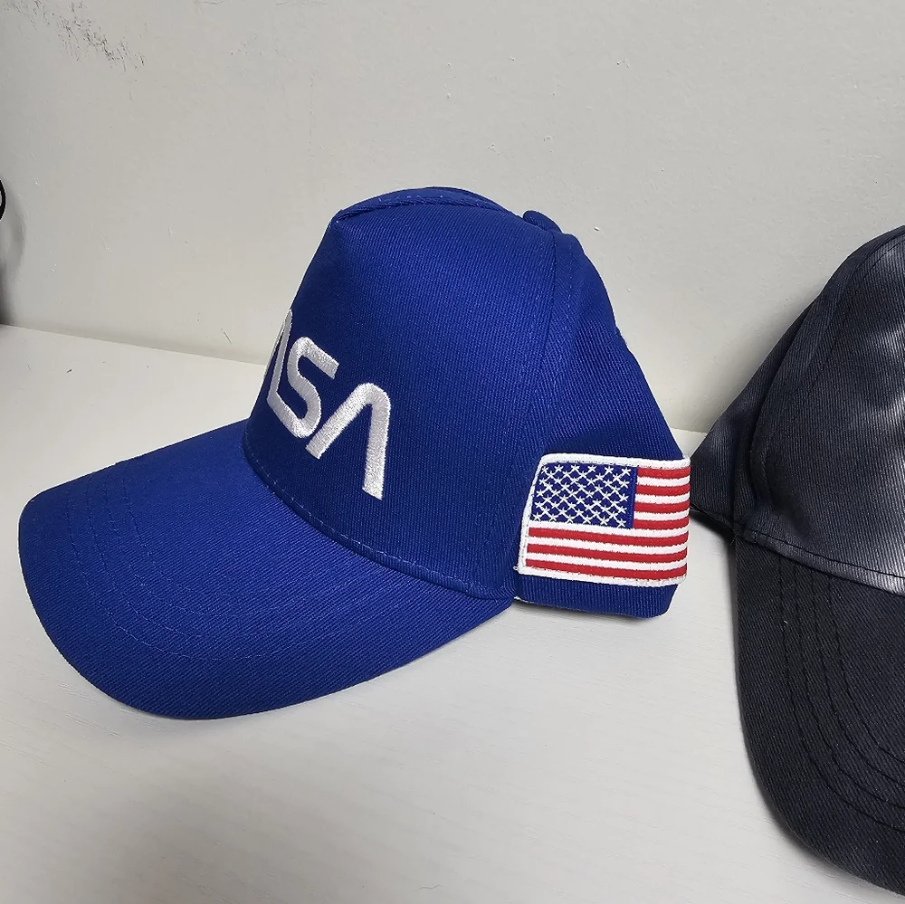 Blue and Black Kids Caps‎ Set